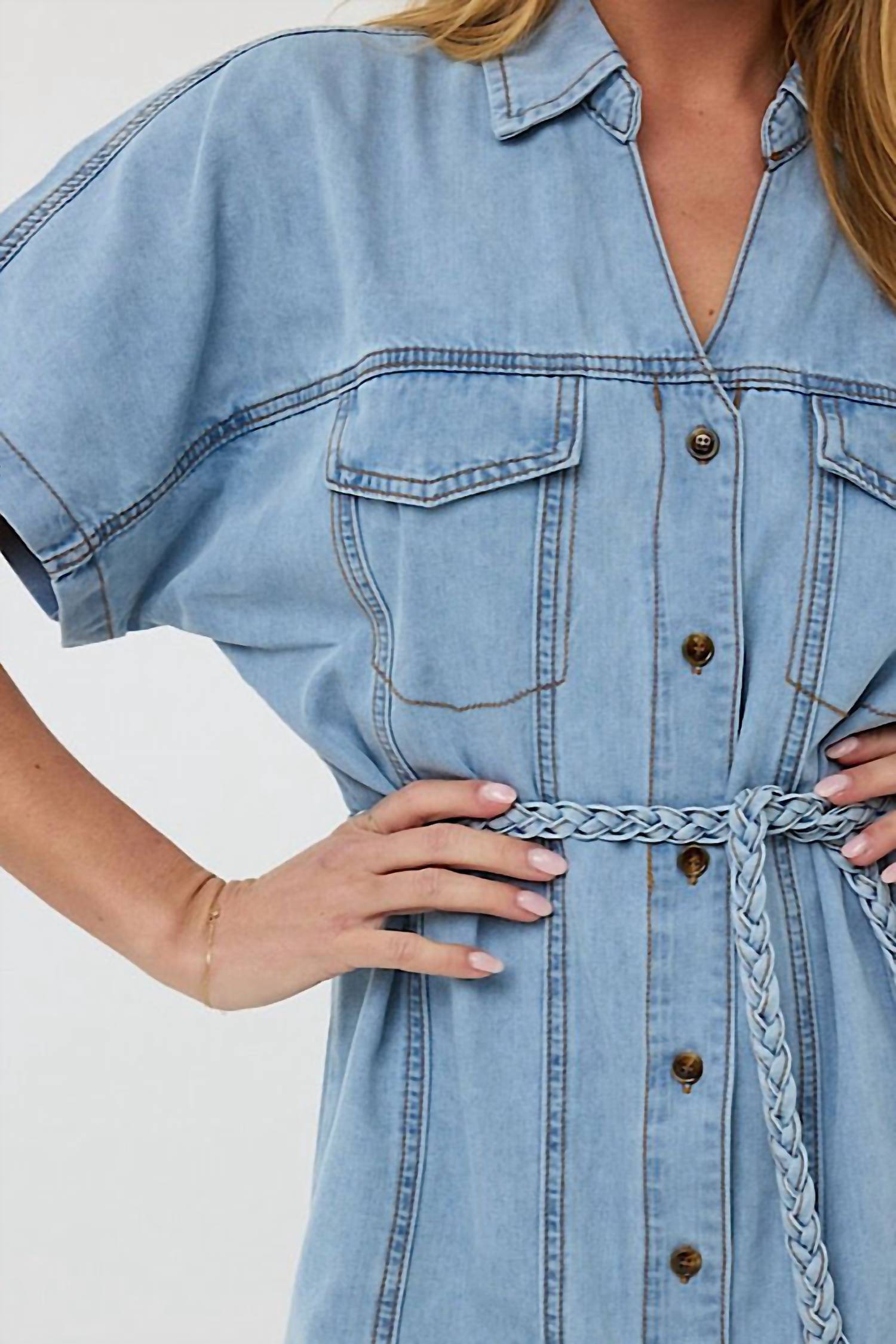 Esqualo - Denim Mini Dress