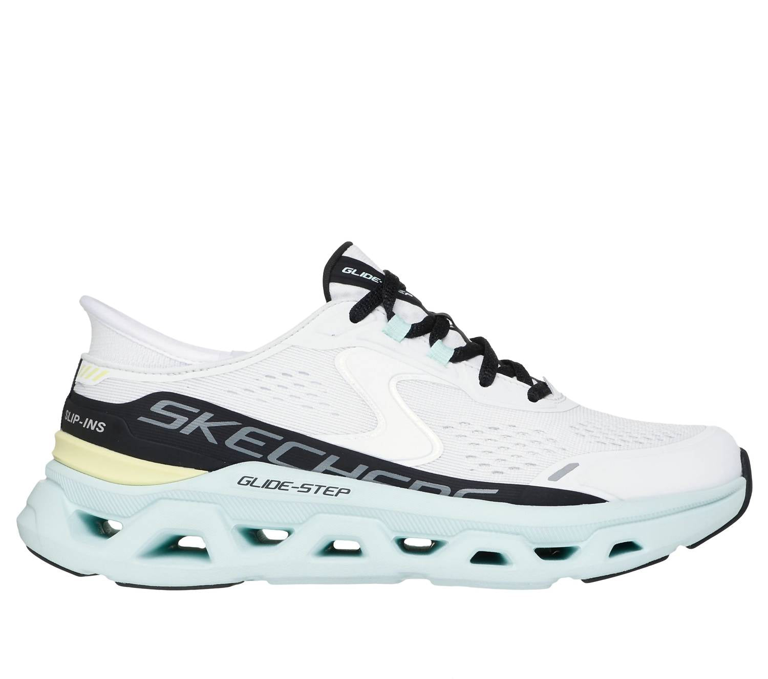 Skechers Women's Slip Ins Glide Step Altus Sneakers in white multi - women's sneaker