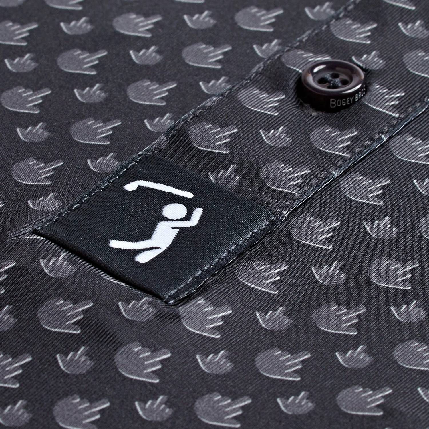 Bogey Boys - Men's Birdie Finger Raven Polo