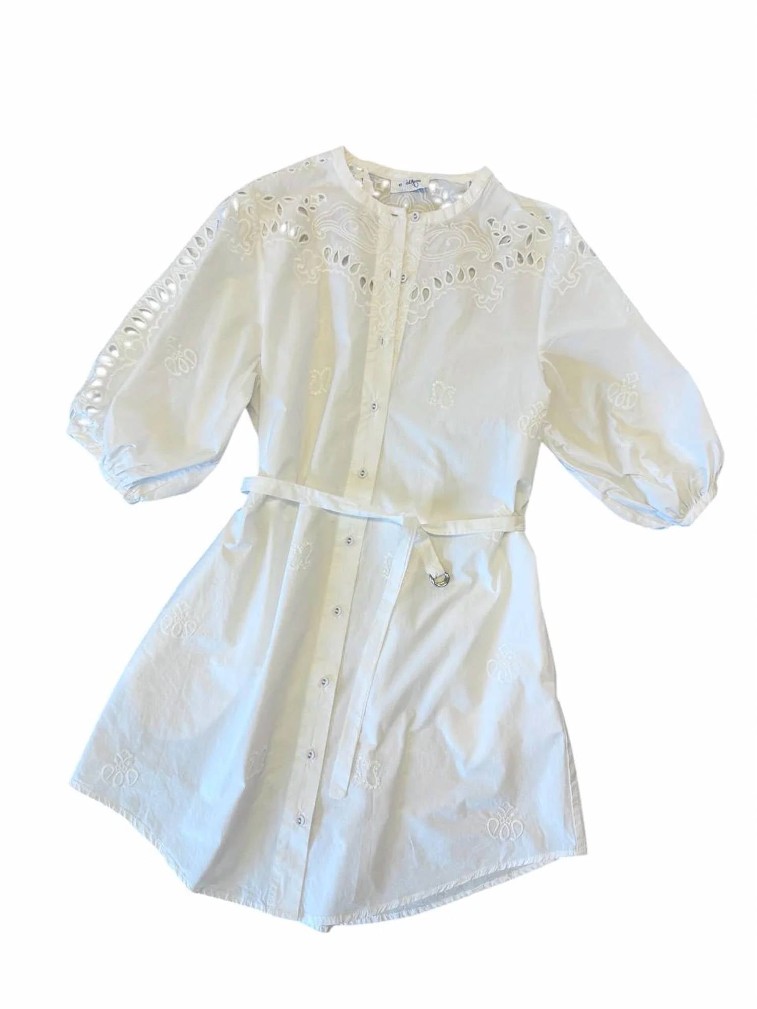 Ottod'Ame - Women's Woven Eyelet Dress