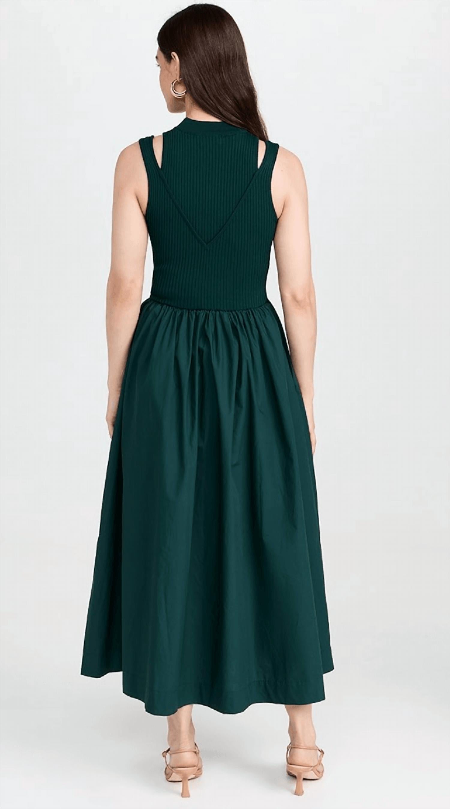 En Saison - Sigrid Mixed Media Maxi Dress