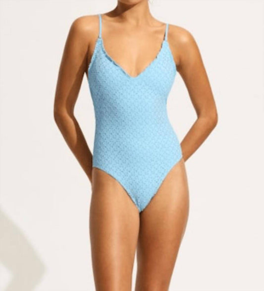 Seafolly - Daydreamer V-neck One Piece Swimsuit