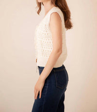 Elan - Costa Open Knit Vest