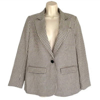 Vince Camuto - Plaid one button Blazer