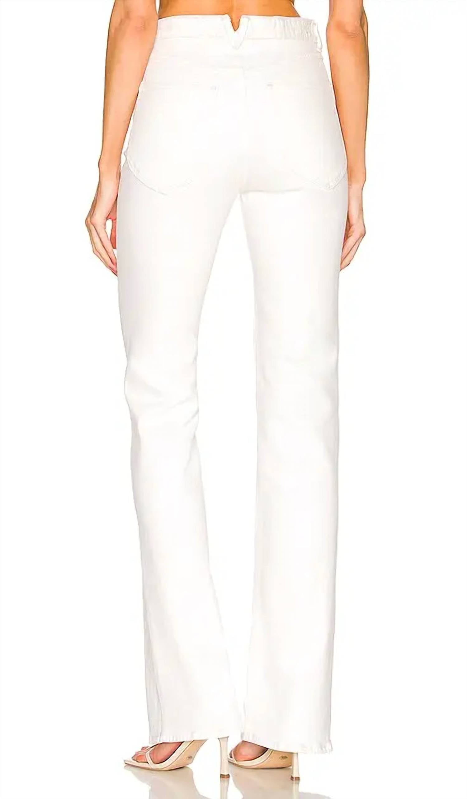 SPRWMN High Rise Micro Flare Pants in billie - women's pants - view 4