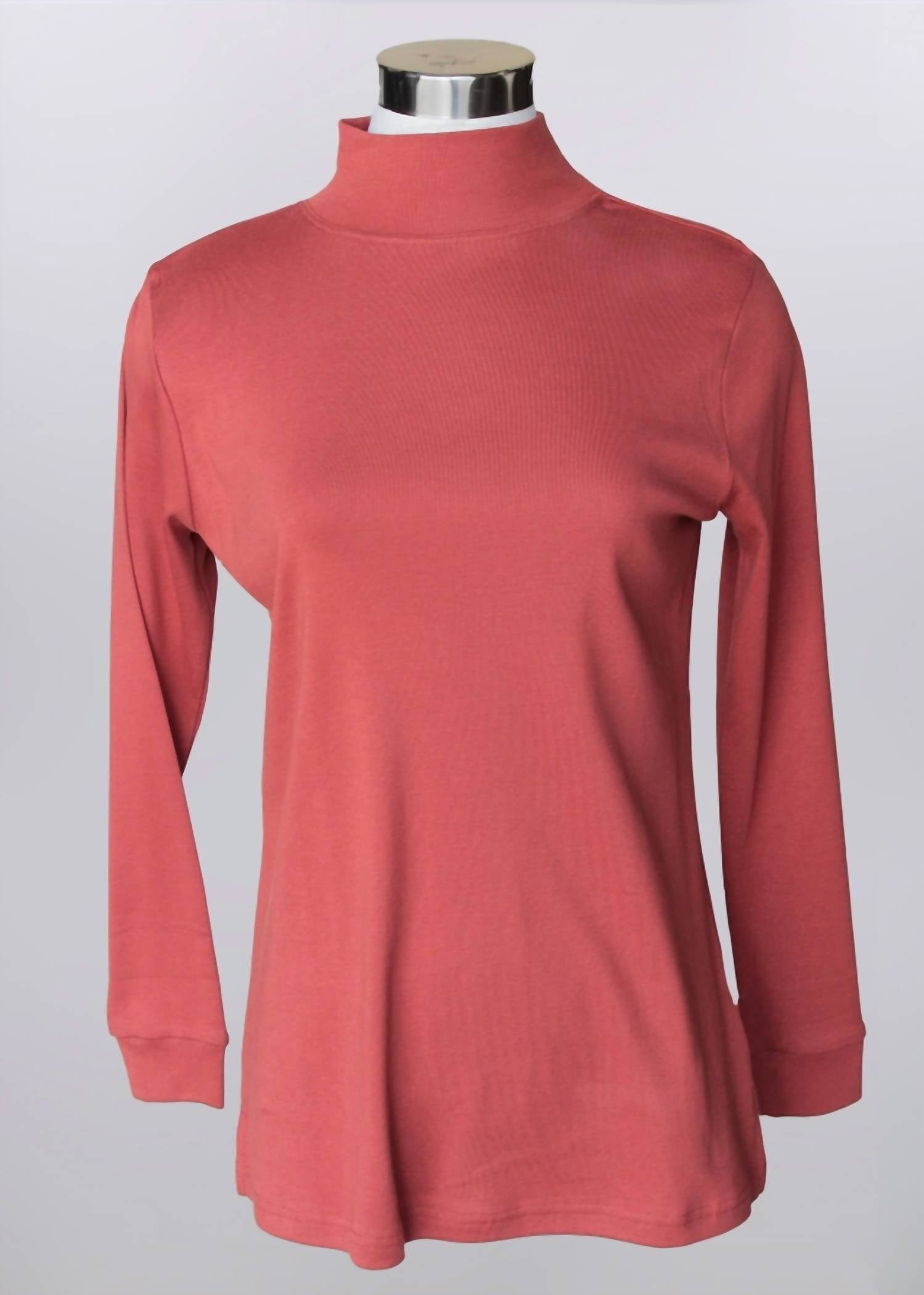 Keren Hart - Women's Mock Neck Long Sleeve Top