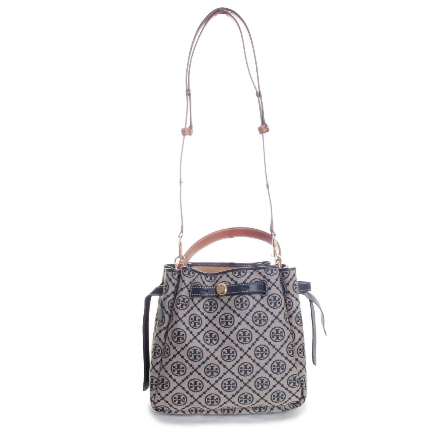 Tory Burch - Women's Romy T Monogram Bucket Bag