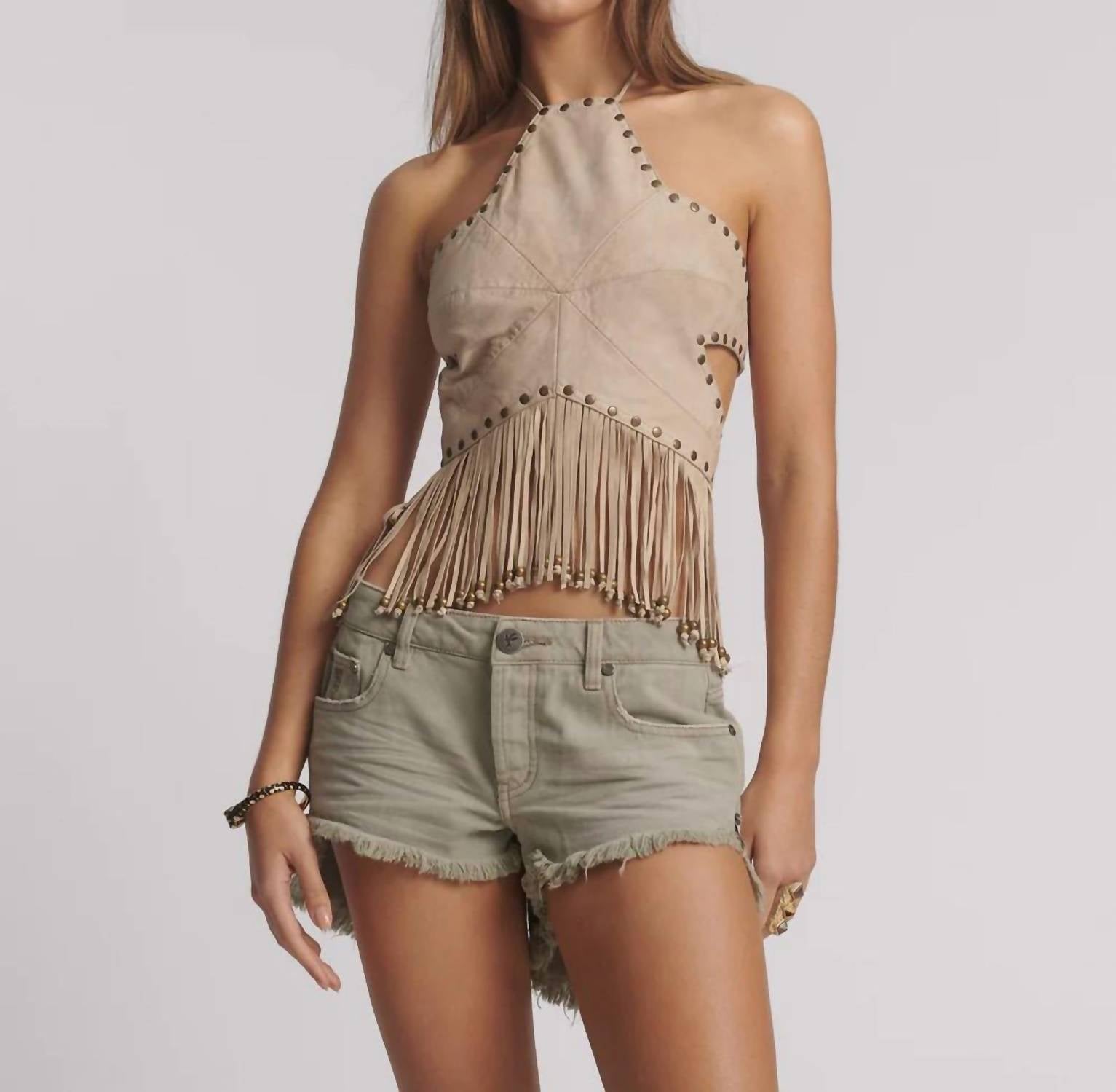One Teaspoon - Bonitas Low Waist Denim Shorts