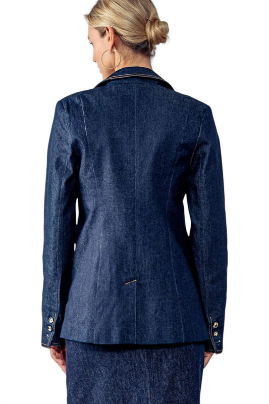 Trend:Notes - Stitch Denim Blazer