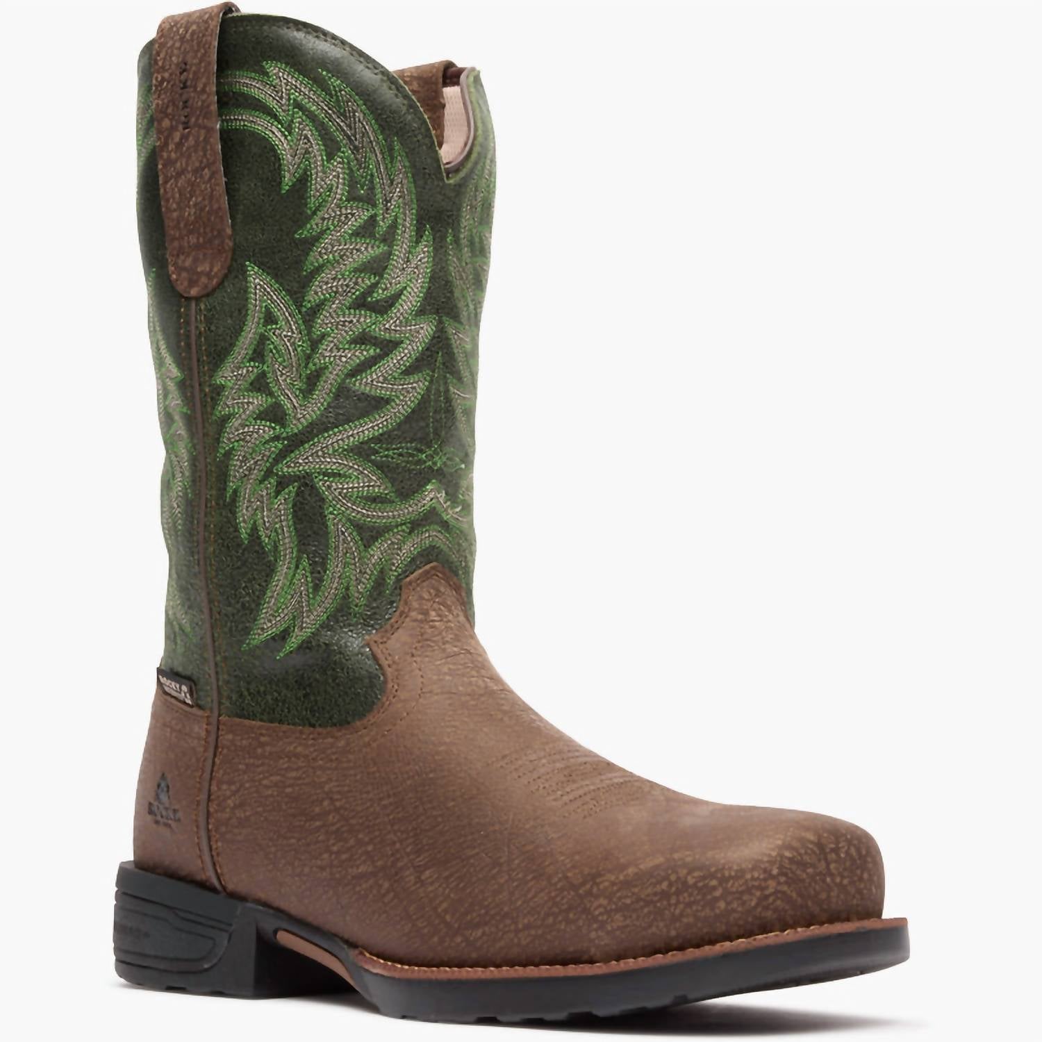 Rocky - Men's Bronco Composite Toe Western Boot - Medium