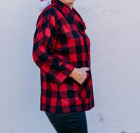 Multiples - Cuffed Dolman Brushed Knit Top