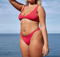 Haight Juliana Top in tie red - women's swimwear - view 4