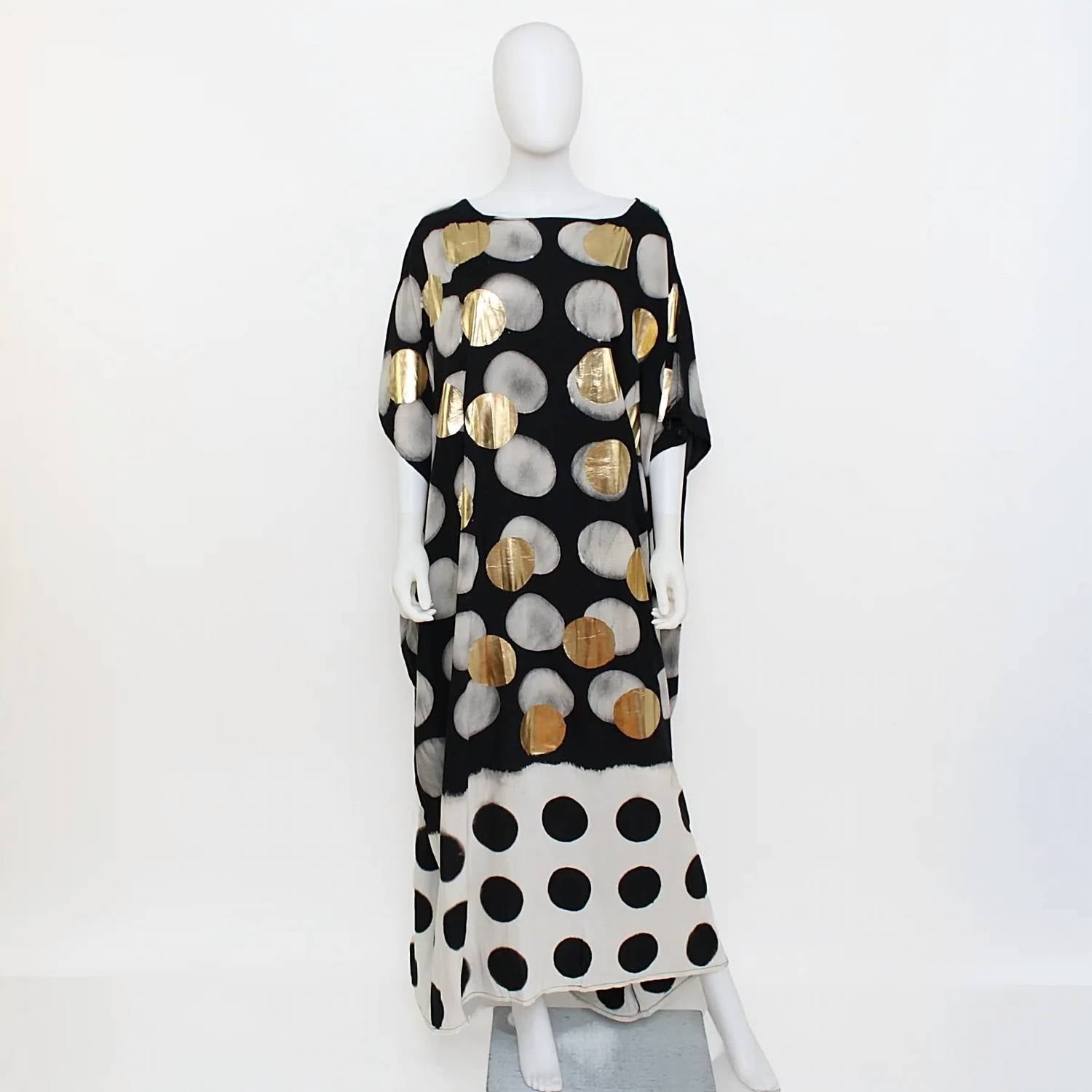 Sylca Designs - Women's Dimension Polka Dot Kaftan