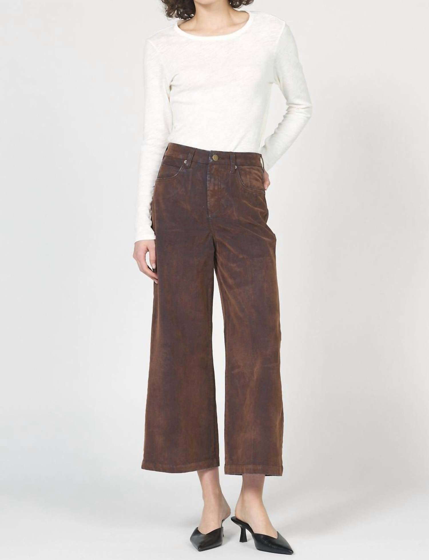 Dear John Denim - Audrey Wide Leg Ankle Pant