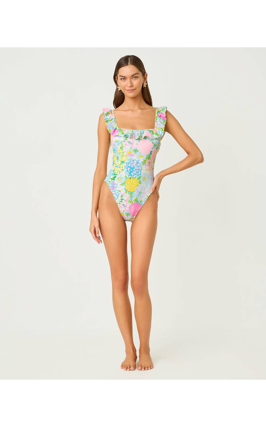 Lilly Pulitzer - Aemma Ruffle One Piece Swimsuit