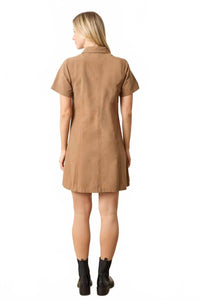 Lilla P - Twill Panelled Shirt Dress