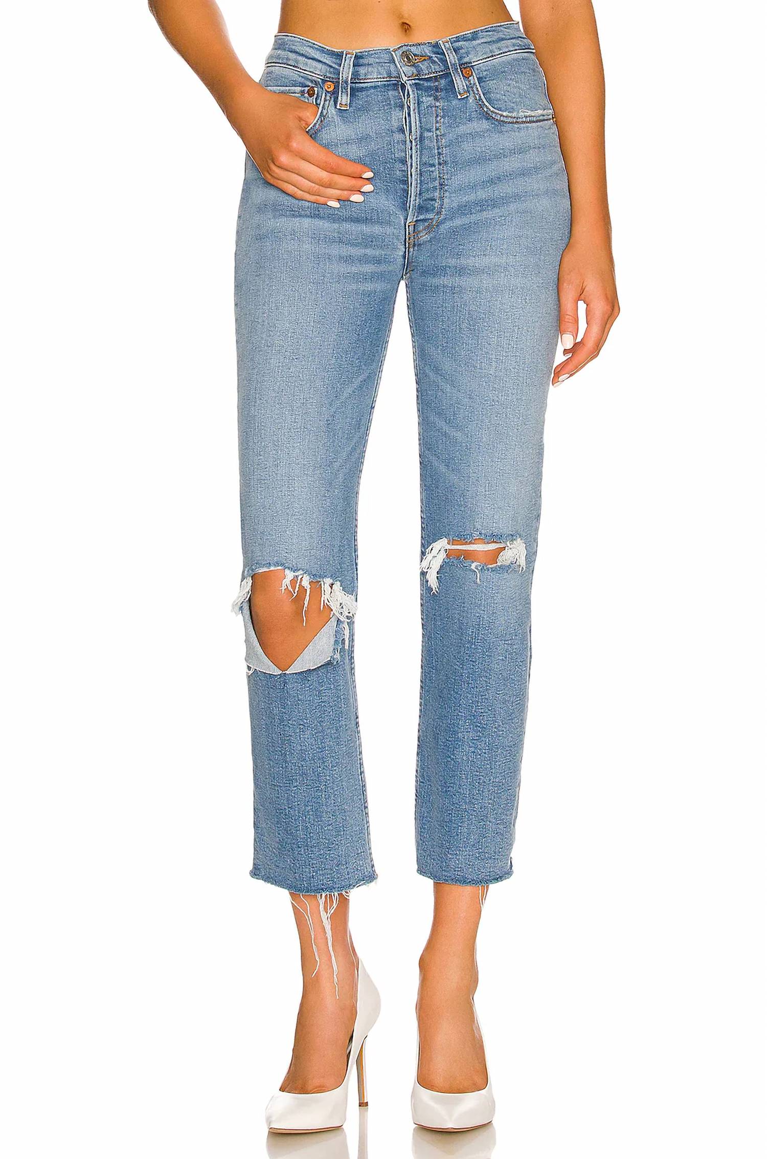 Re/Done - 70s Stove Pipe Jeans