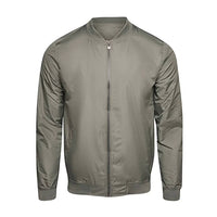 Soulstar - Relaxed-fit Lightweight Stretch Zip-up Bomber Jacket