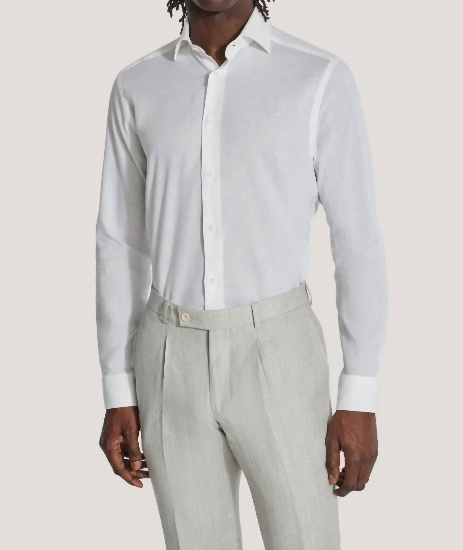 Jack Victor - Clandeboye Linen Long Sleeve Shirt