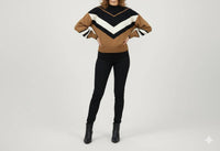 Kathie K - Mock Neck Knit Sweater