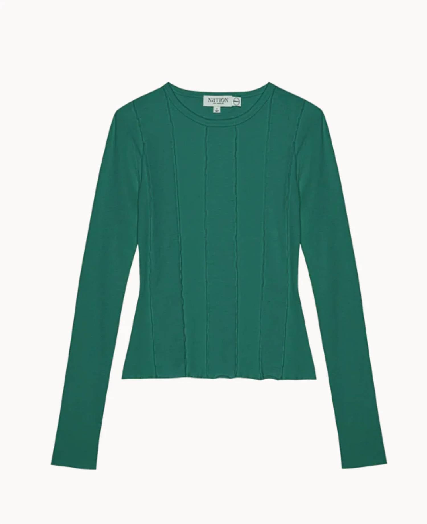Nation Ltd - Nico Seamed Top