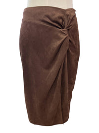 Hem & Thread Women's Bar Skirt in chocolate - women's skirt