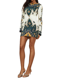 Veronica Beard - Long Sleeve Cromwell Mini Dress