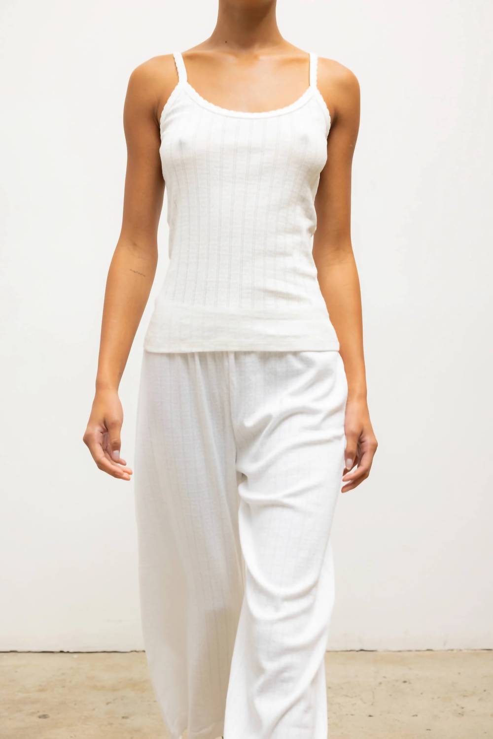 Leset - Pointelle Classic Tank Top