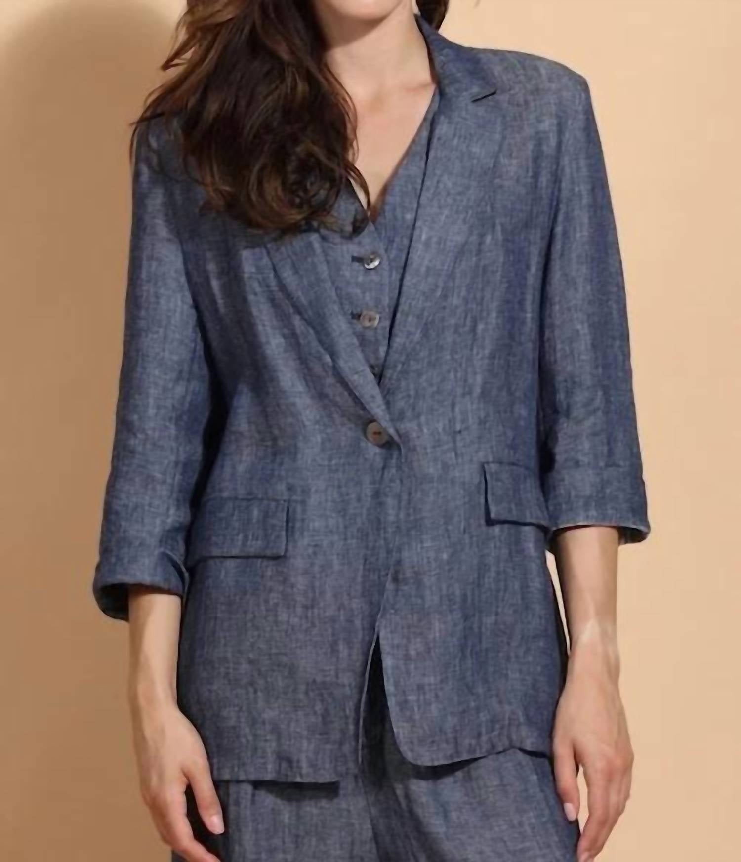 Jessie Liu - Linen Twill Jacket