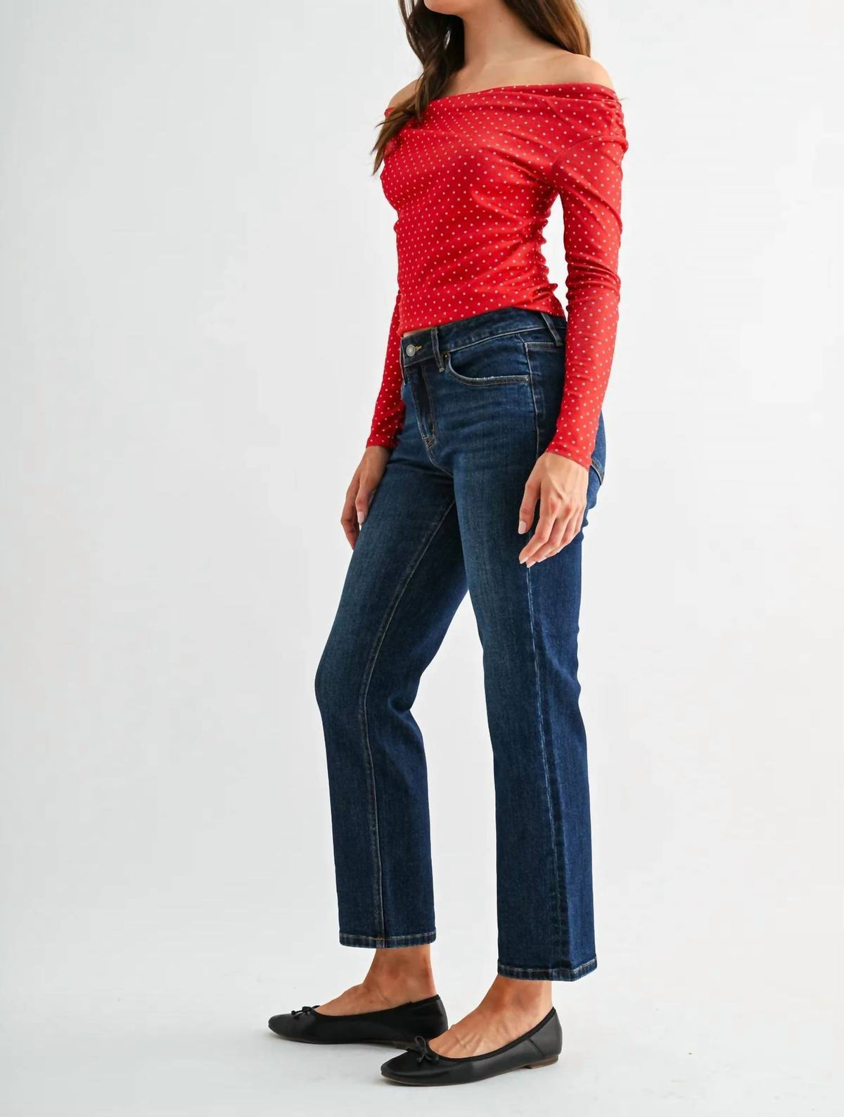 Mica Denim - Mid-rise Straight Ankle Jean