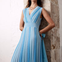 Maison Lurex - Women's Gala Lurex Wrap-over Dress