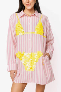 Queen Of Sparkles - Paillette Bikini Tunic