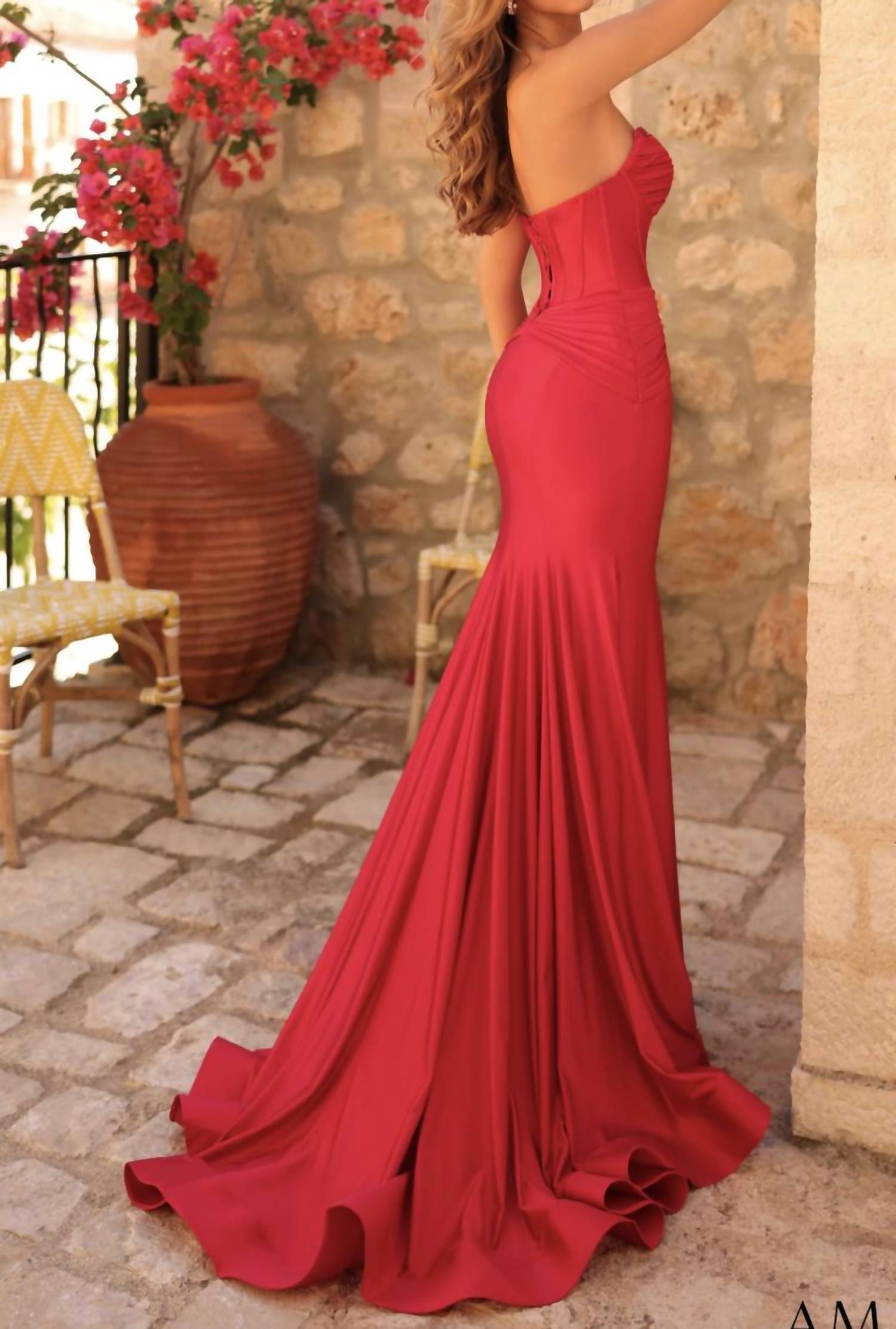 Amarra - Sweetheart Corset Mermaid Prom Gown