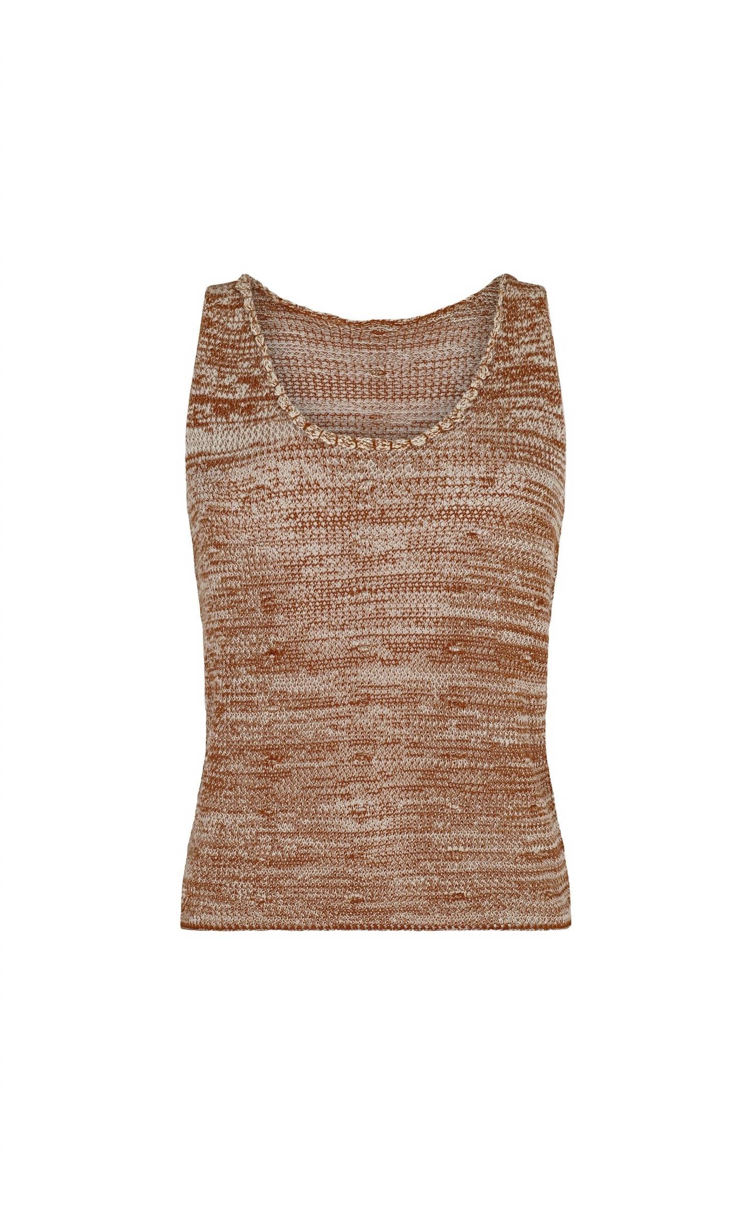 Escvdo - Ofrenda Scoop Necktank Top