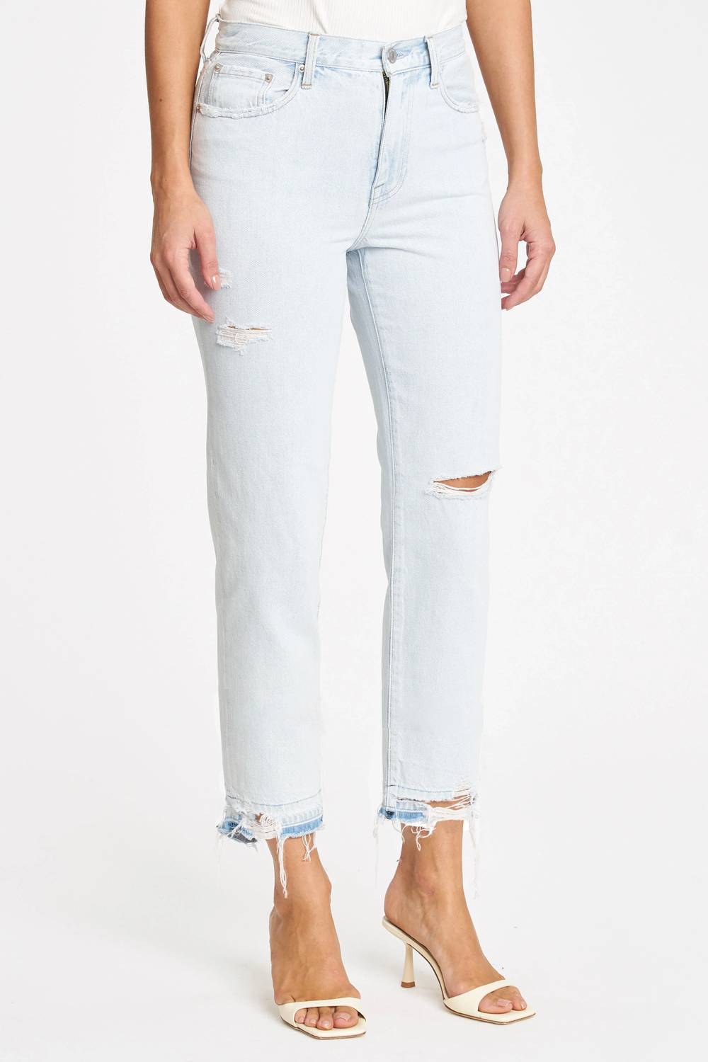 Pistola - Presley High Rise Relaxed Crop Jeans