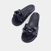 SHU SHOP Women's Cassie Sandals in black - women's sandal - detail view