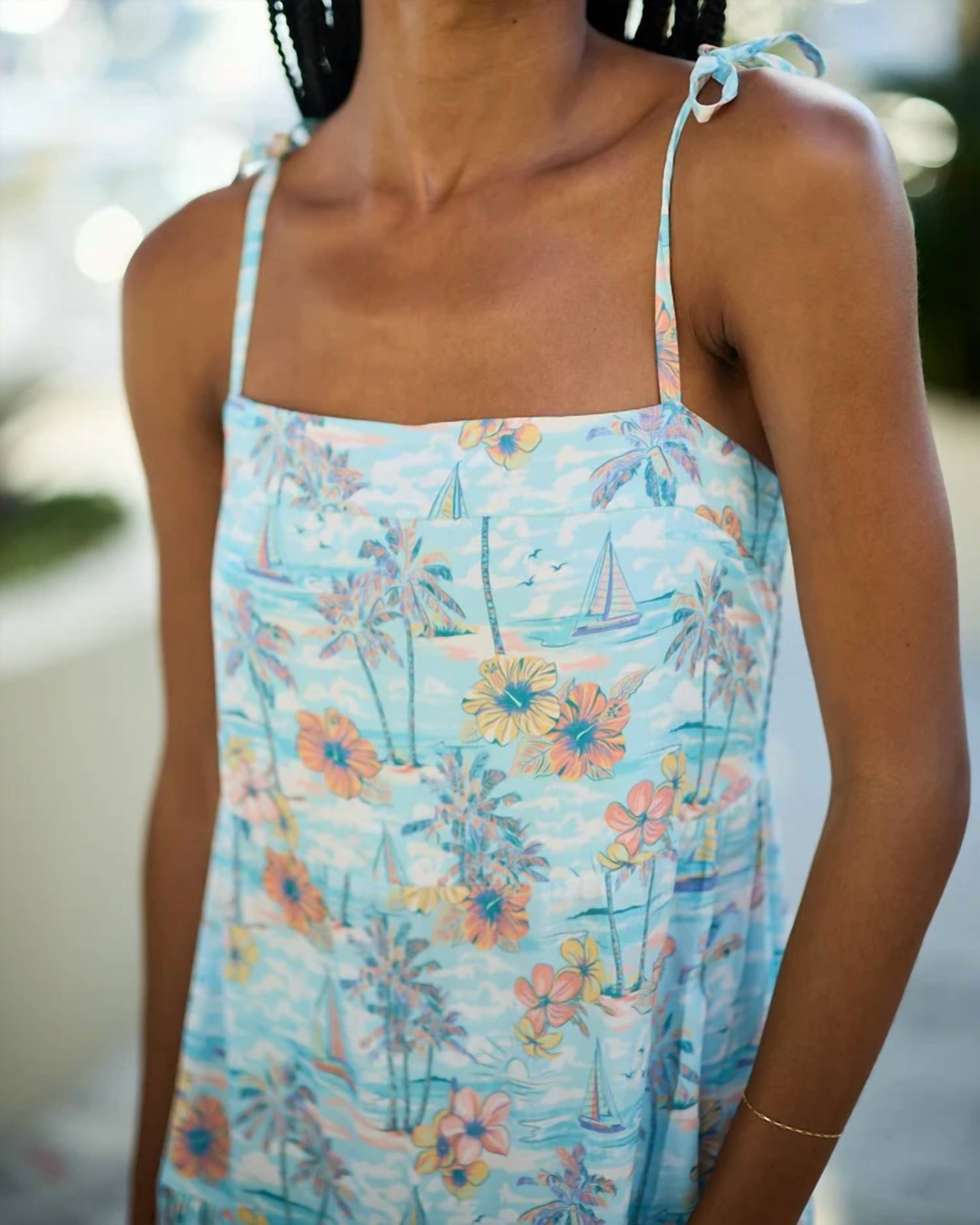 Kenny Flowers - Boat Print Resort Dress