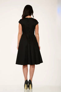 Orchid Bloom - Collar Swing Dress