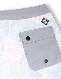 BAJA LLAMA Men's Shipwrecks 18" Boardshorts in fair fight blue - men's swimwear - view 4