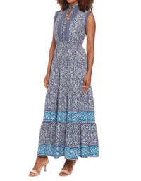 Maggy London - Floral Print Maxi Dress