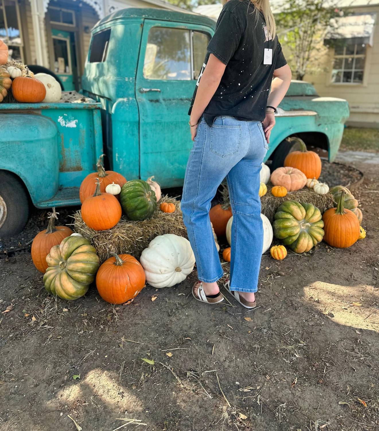 Lucky & Blessed - Kim Barrel Jean