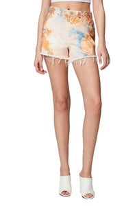 Blanknyc - Women's Photo Print Five Pocket Cut Off Shorts