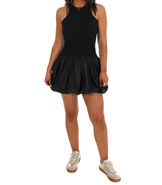 Illa Illa - Right on Time Bubble Hem Mini Dress