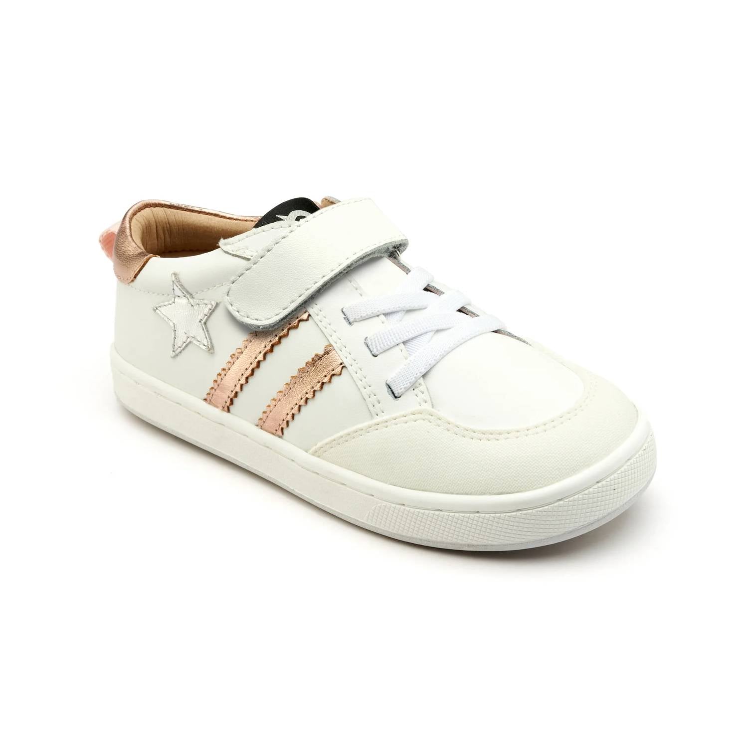 Oldsoles - Kid's Wos Platinum Runner VL Strap Star Sneakers