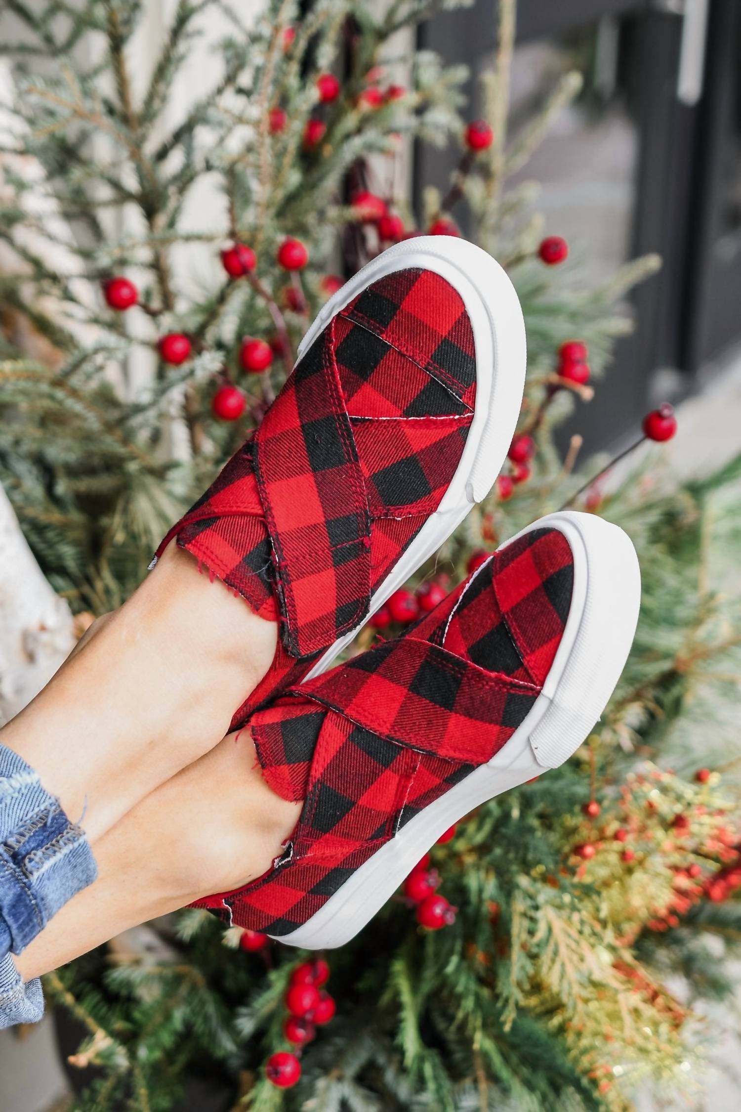 Gypsy Jazz - Women's Buffalo Plaid Sneaker