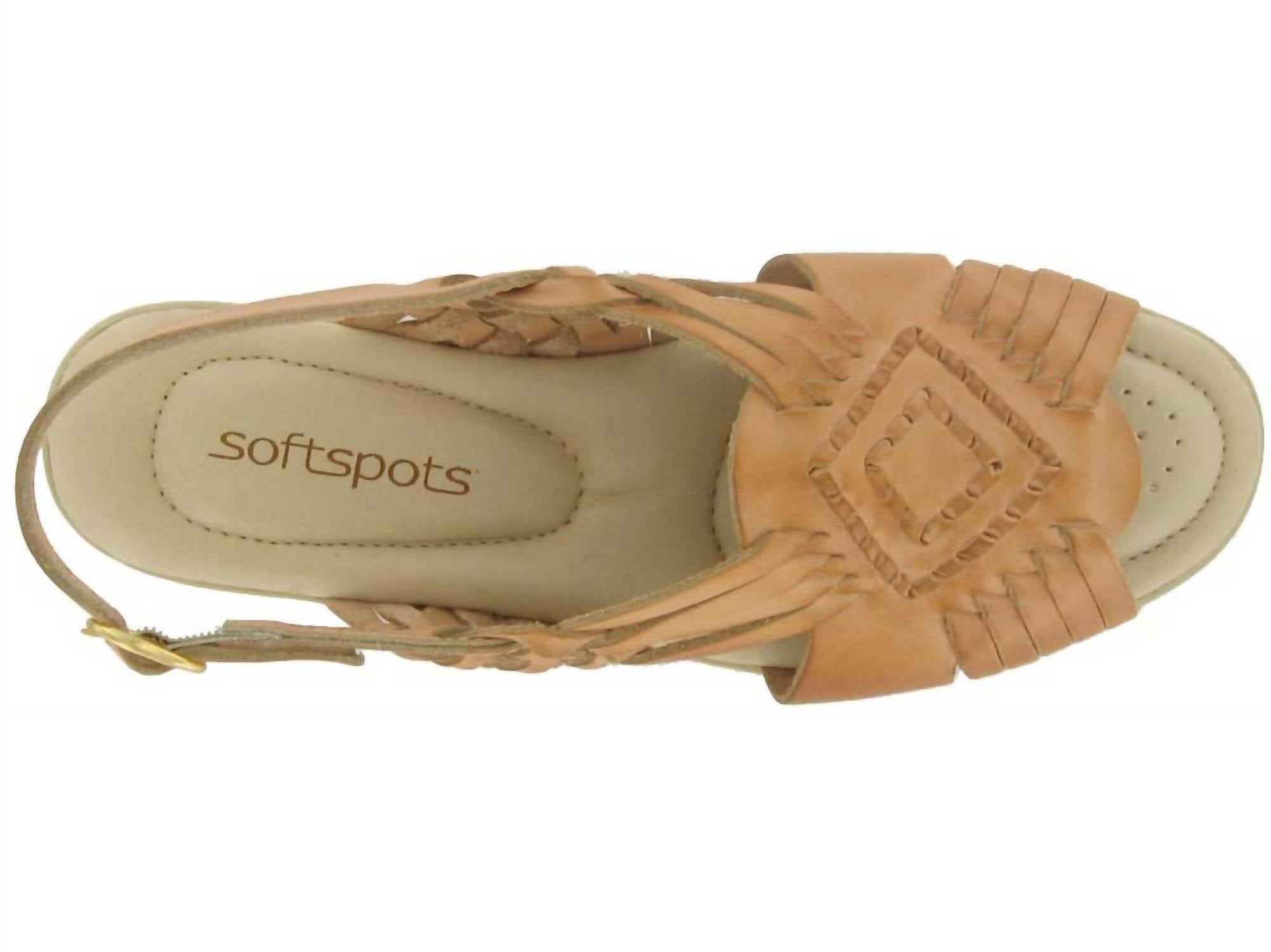 Softspots Women's Tela Slingback Sandals in natural - women's sandal - alternate view