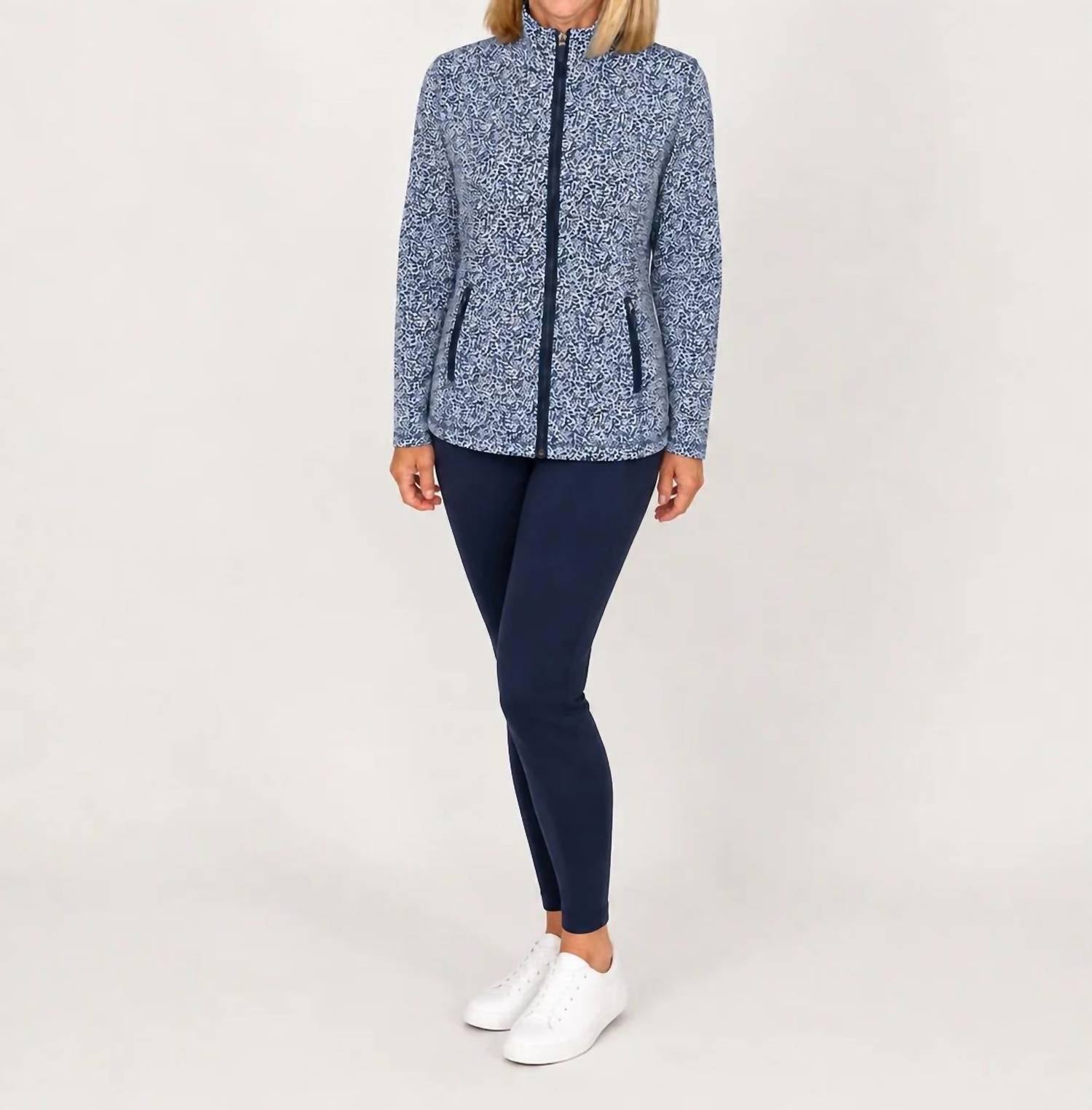 Lulu-B - Animal Print Zip Jacket