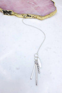 Southern Seoul - Women's Multi Charm Arrow Long Necklace