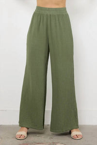 Lamade - Breezy Gauze Pant With Side Slit