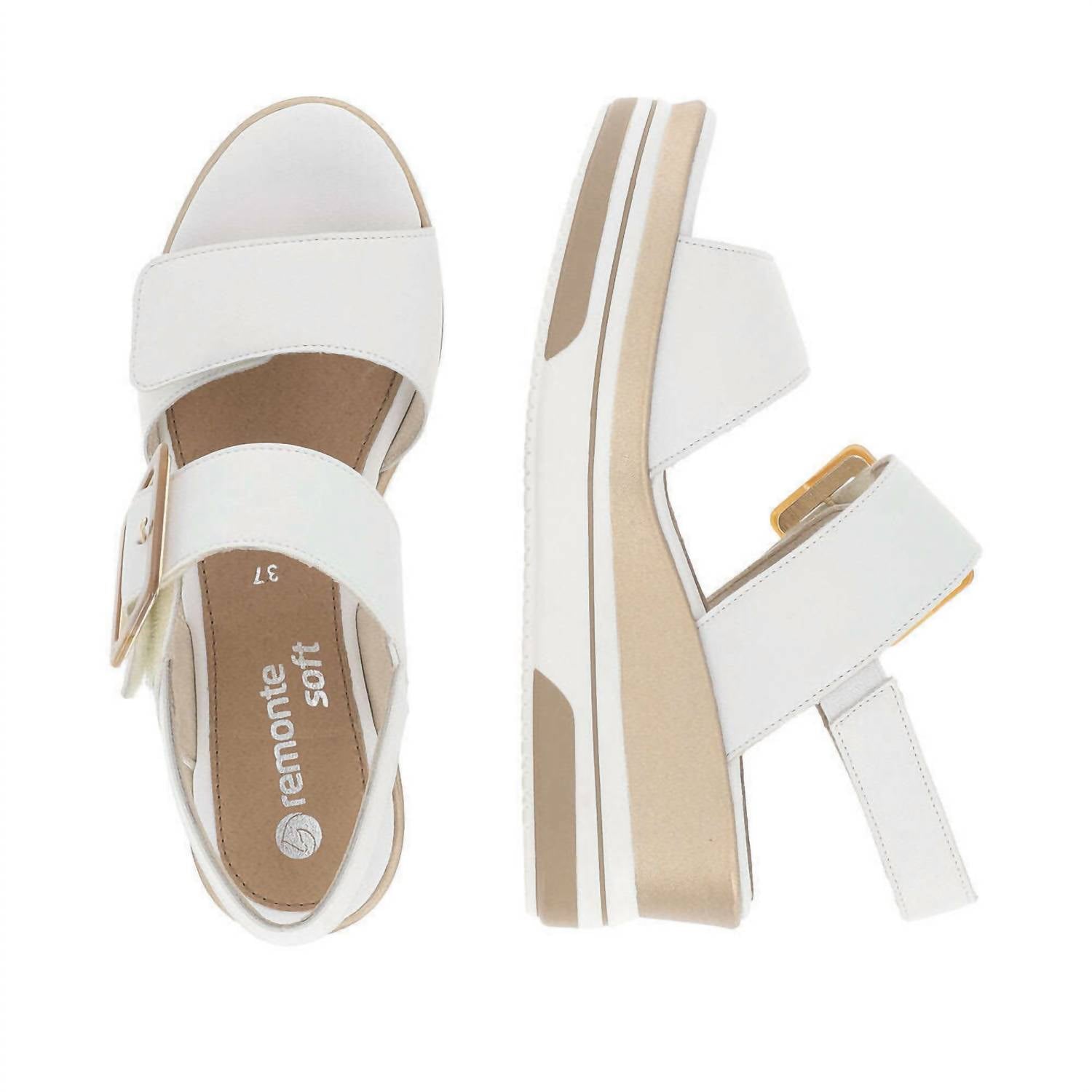 Remonte Women's Wedge Sandal in white - women's sandal - view 15